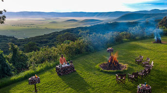 Sundowners Overlooking Ngorongoro Crater