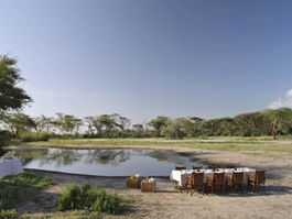 Al Fresco Dining from &Beyond Lake Manyara Tree Lodge