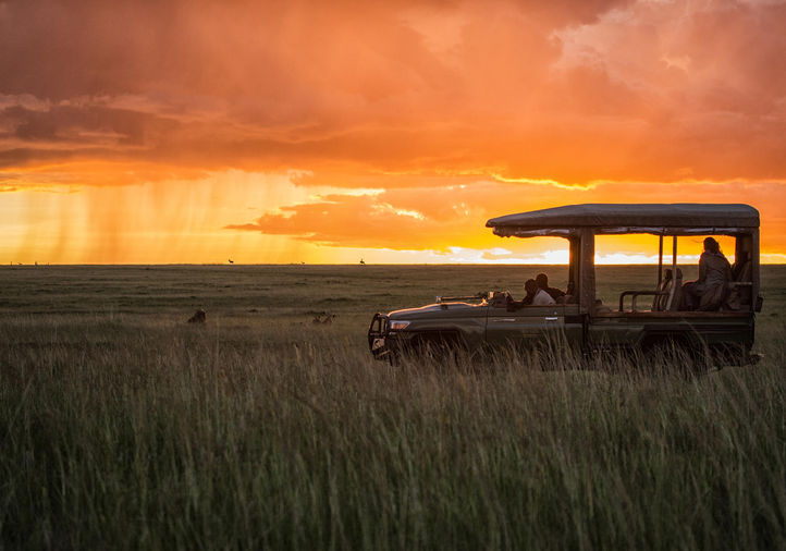 Sunset in the Olare Motorogi Conservancy
