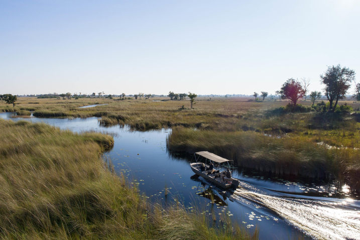 Exploring the channels of the Okavango Delta