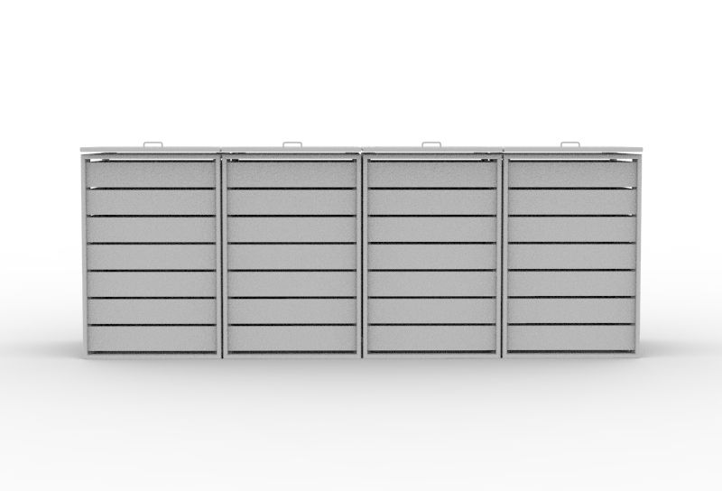 Miniaturbild: Mülltonnenbox Mülltonnenverkleidung  4er Box Prestige Classic