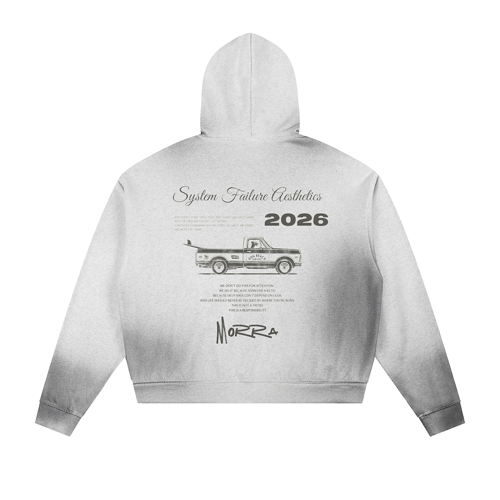 Miniaturbild: MORRA – Raw Zip Hoodie