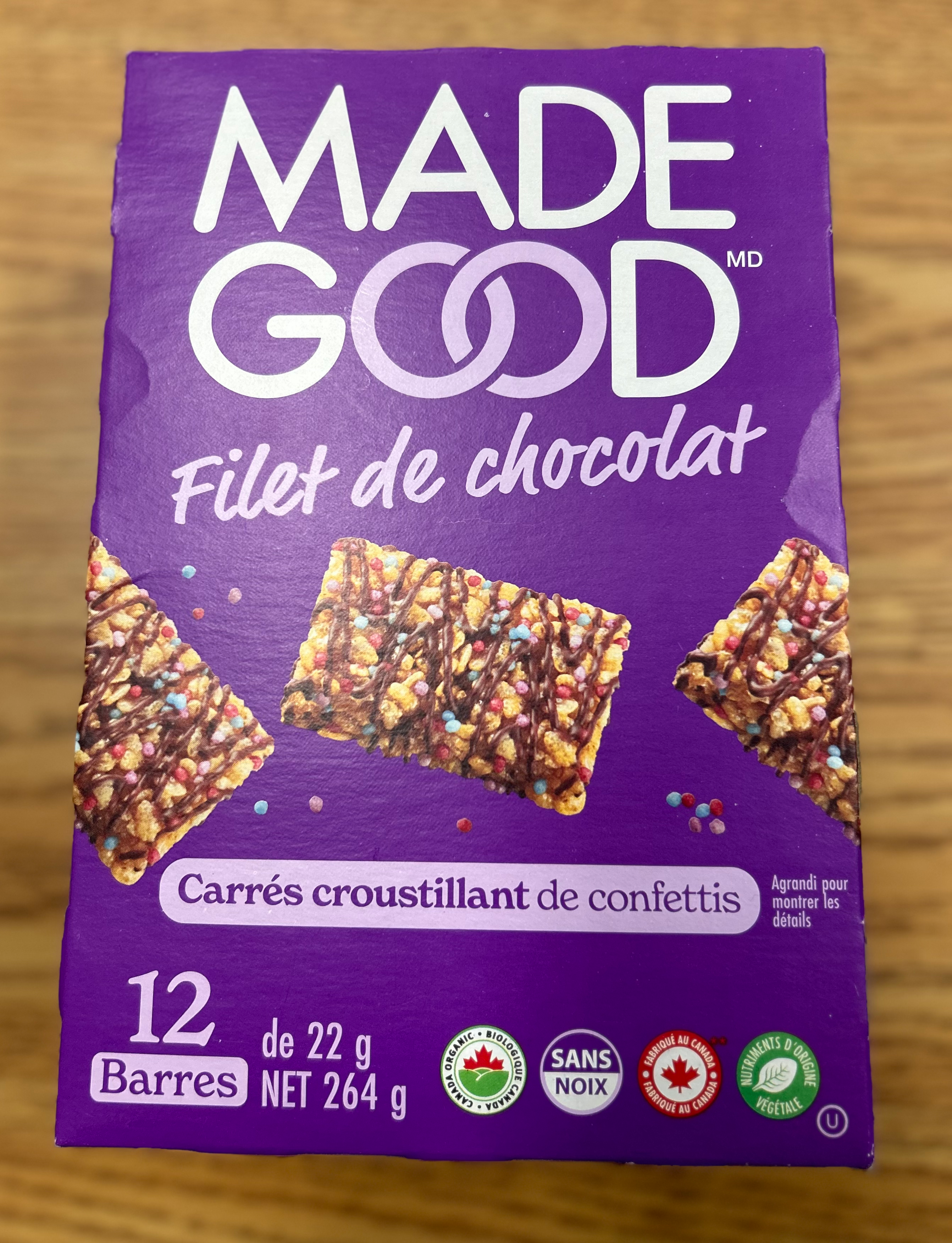 MadeGood - Barres granola