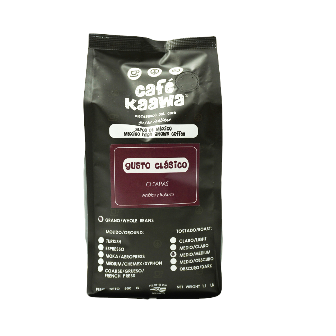 Cafe Gusto Clasico Chiapas Cafe Kaawa 500gr