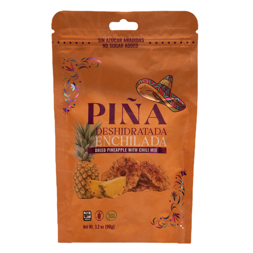 Piña Deshidratada Enchilada 90gr | DAC Playa del Carmen