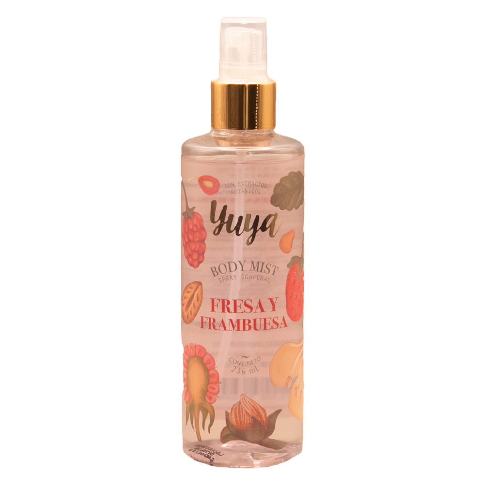 Body Mist Fresa y Frambuesa Yuya 236 ml
