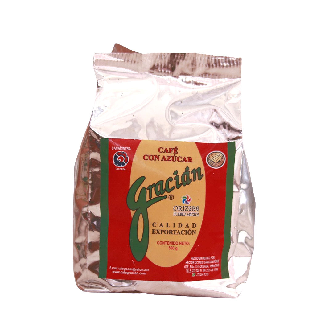 Cafe con azucar Gracián 500gr