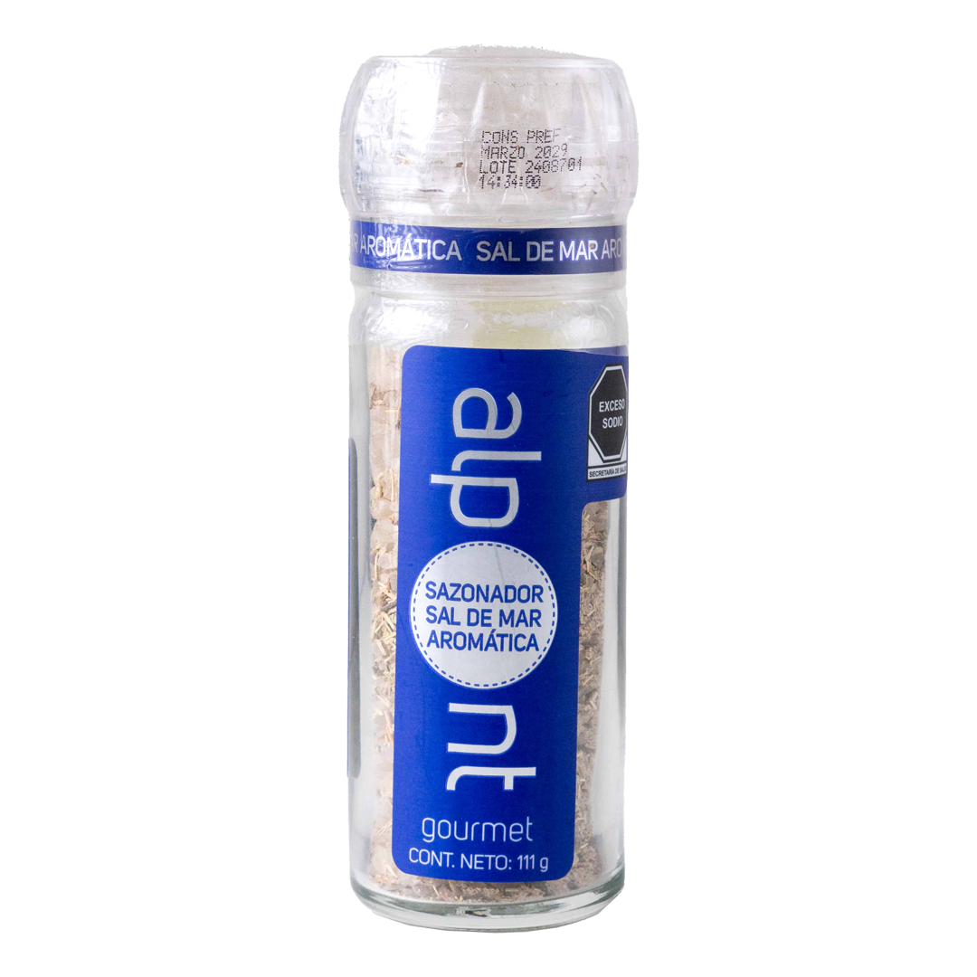 Sal de Mar Aromática con Molino Alpont 111gr