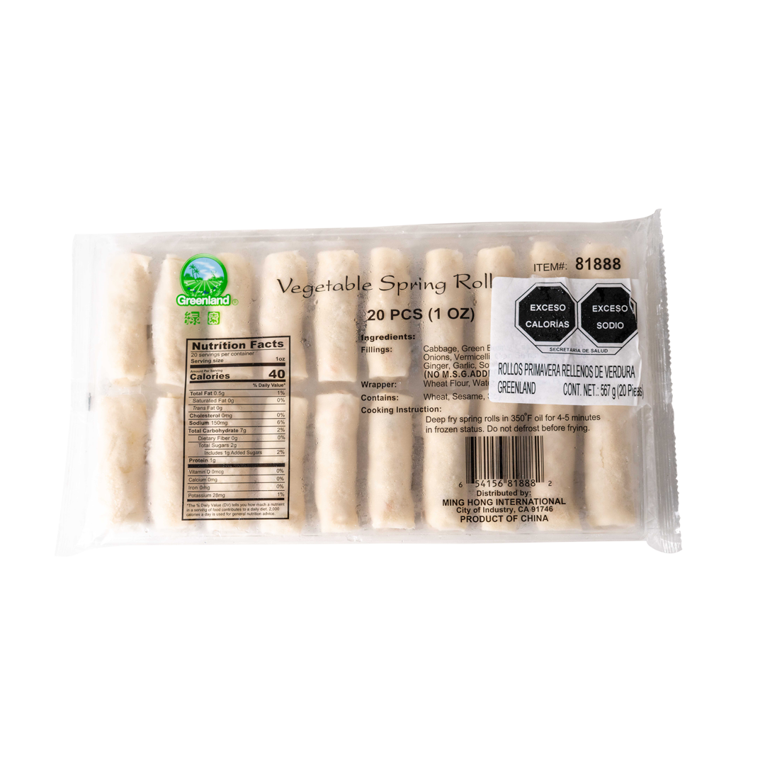 Rollitos Primavera Greenland Harumaki 20pz