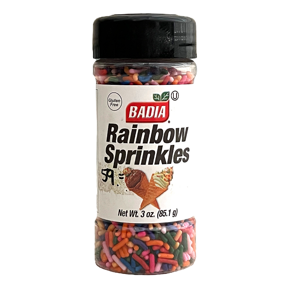 Chispas arcoíris Badia 85gr