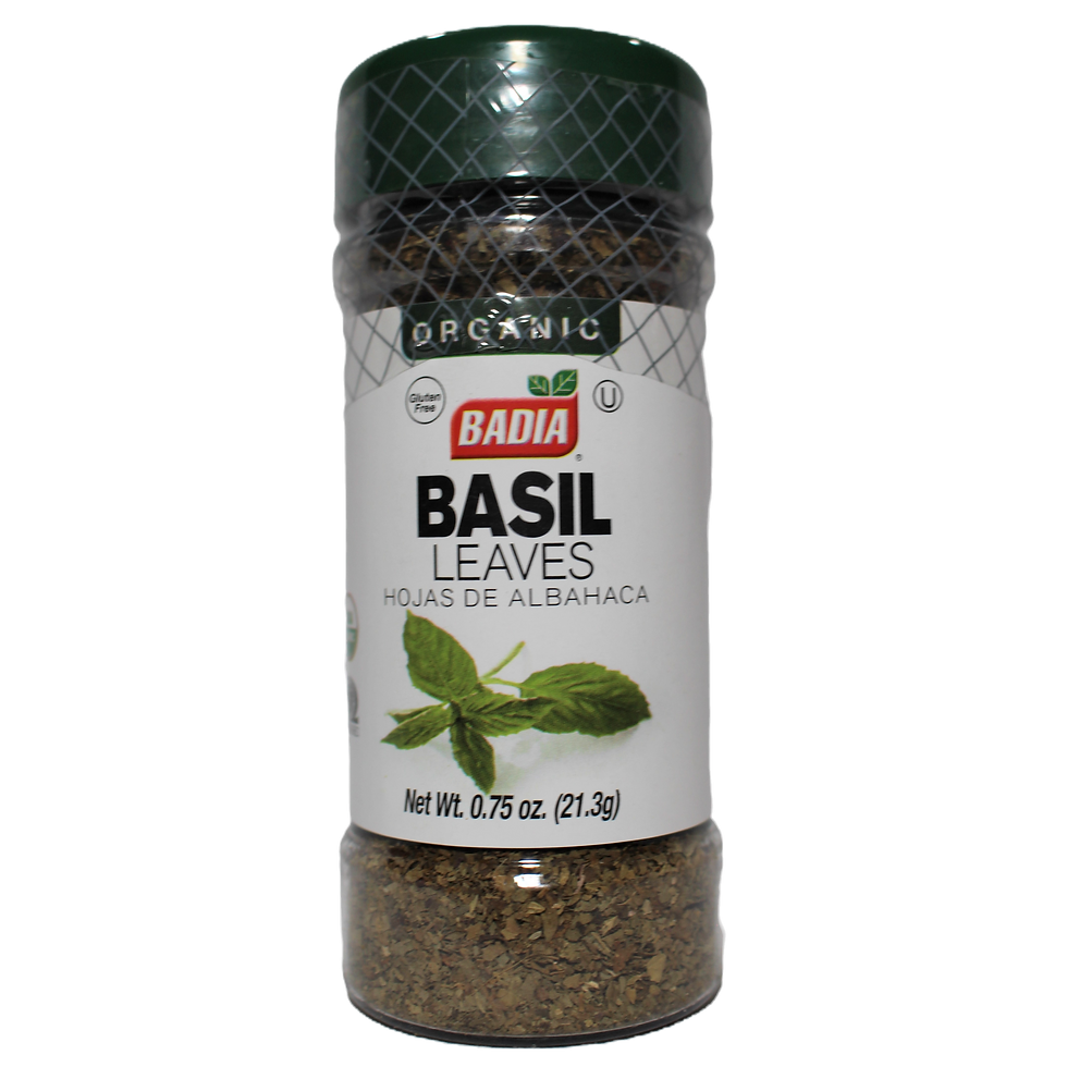 Hojas de Albahaca Badia 21.3gr