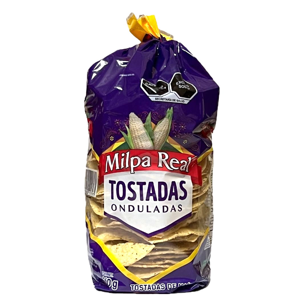 Tostadas onduladas Milpa Real 324gr