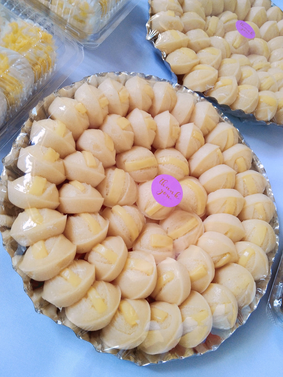 Thumbnail: Putocheese small/ bitesize 50pcs (paper plate)