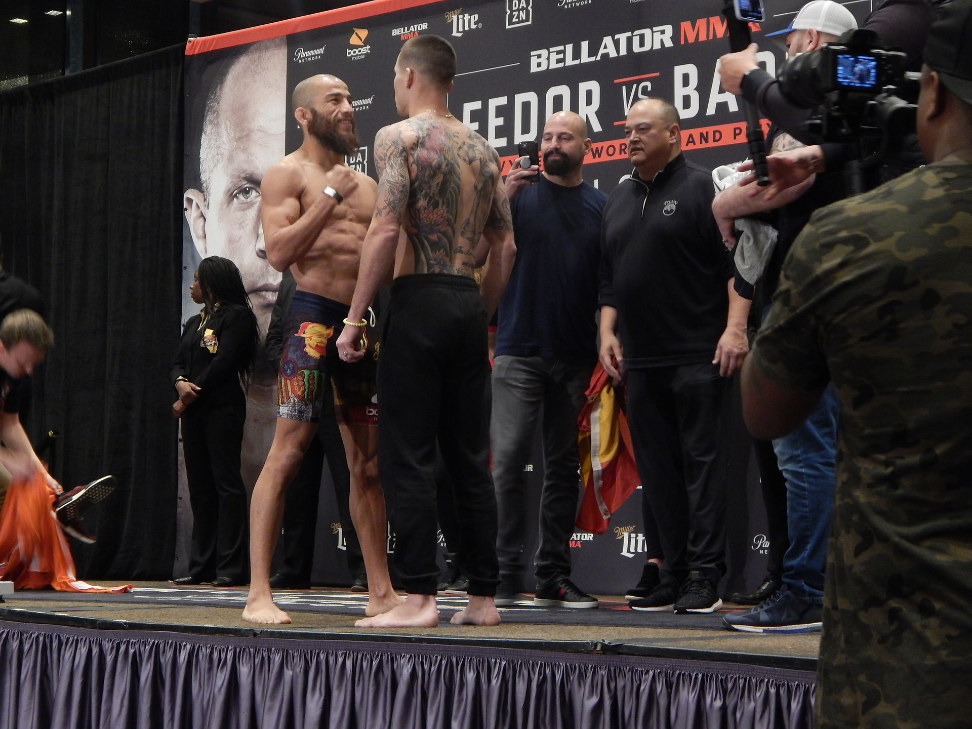 BELLATOR 214 Ceremonial Weigh-in