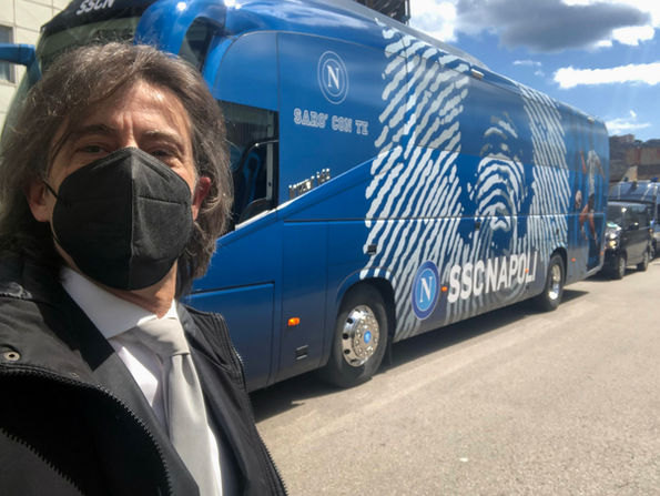 PULLMAN MARADONA GAME  SSC NAPOLI 2023-24 
Autobus SSCN con Maradona: omaggio al campione