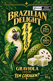 Bem Azedo Graviola sour lokum packaging