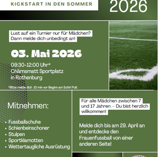 Mädchen Cup 2026 - Sei dabei!