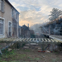 montage support de terrasse