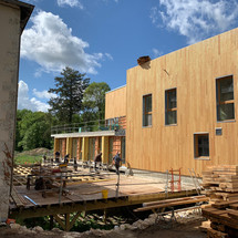 avancement terrasse et bardages
