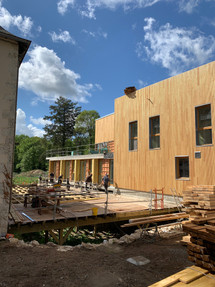 avancement terrasse et bardages