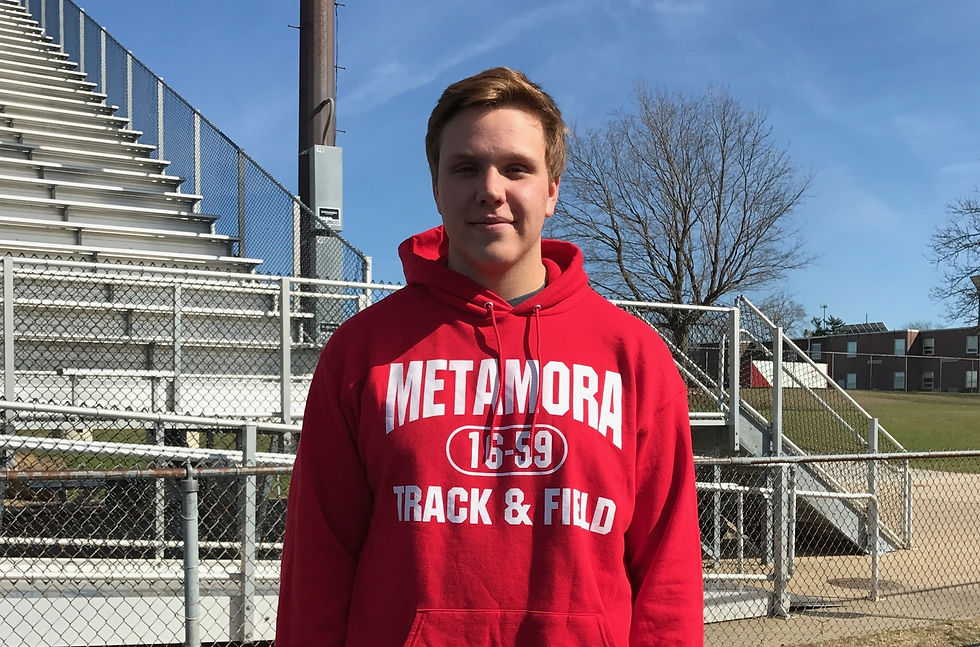 Austin qualified in the Shot Put