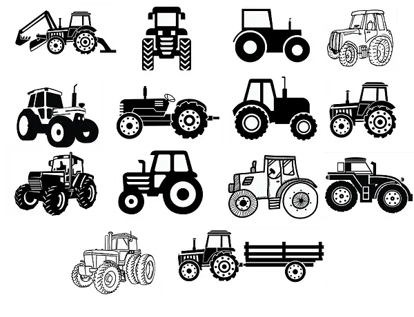 Download Tractor Svg Cut Files Silhouette Clipart Svg Clipart3