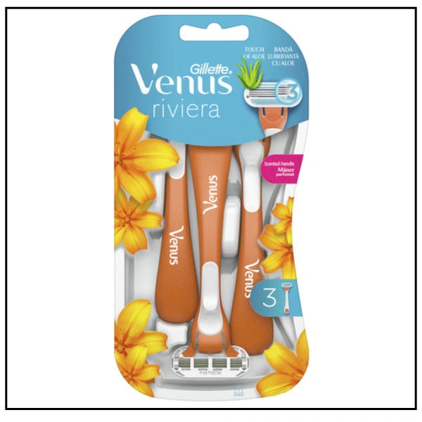 جيليت ريفييرا – مع الوفيرا – عبوة ‎3 ماكينات