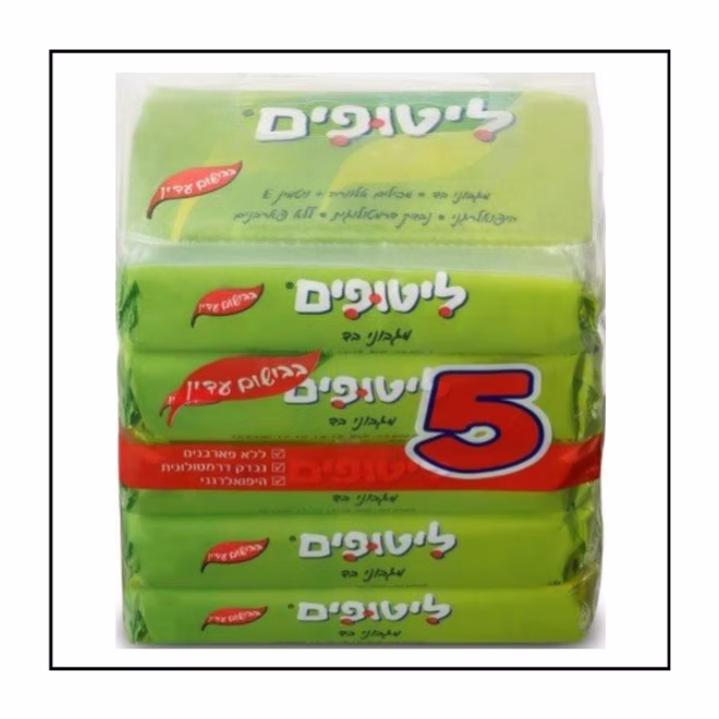 سانو ليتوفيم محارم مبلولة 72 محرمة × رزمة 5 عبوات