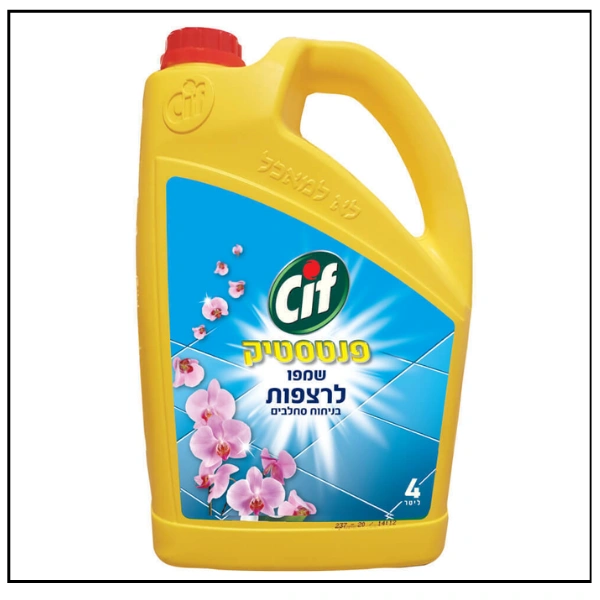 CIF Fantastic – سيف شامبو تنظيف الارضيات برائحة زهرة الأوركيد "سحلبيم" –  4 ليتر