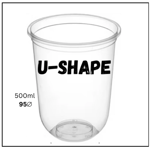 كاسات بارد 500 مل – شكل U – كرتونة 800 كاسة