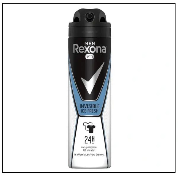 ريكسونا – مزيل عرق سبري – إنفيسيبِل آيس فريش – للرجال – 150 مل
INVISIBLE ICE FRESH