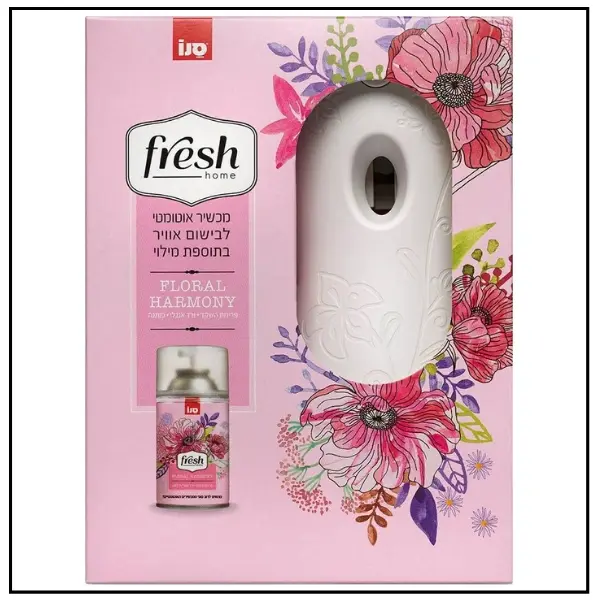 سانو فرش اوتوماتيك – جهاز مع عبوة تعبئة برائحة التناغم الزهري – 250 مل
 Floral Harmony