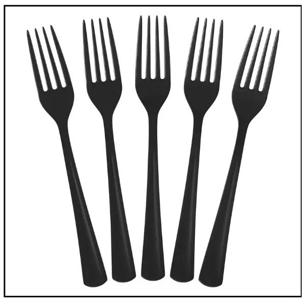 شوك بلاستيك اسود – 1 ربطة/50 حبة