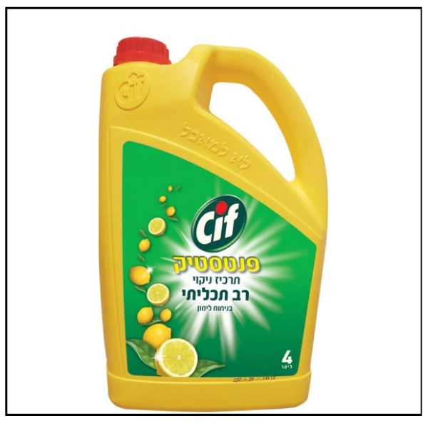  CIF Fantastic  - سيف سائل تنظيف عام برائحة الليمون عبوة 4 ليتر