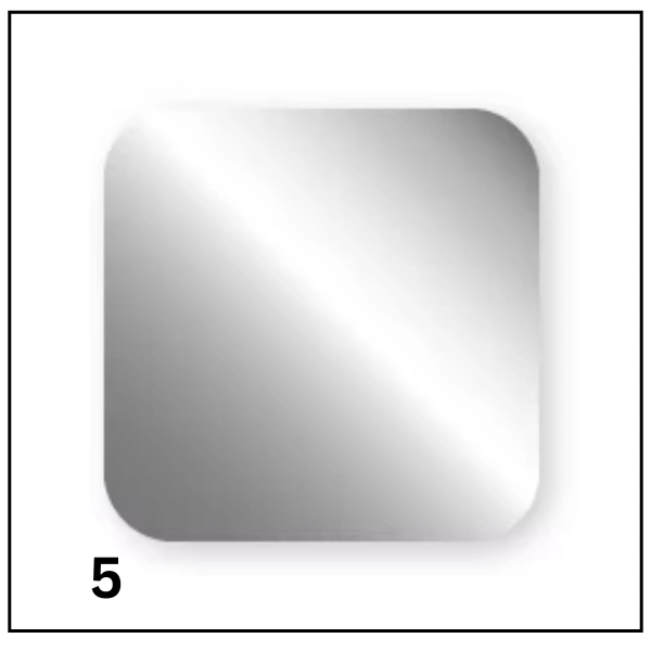 غطاء جاط المنيوم رقم 5 – كرتونة 600 قطعة