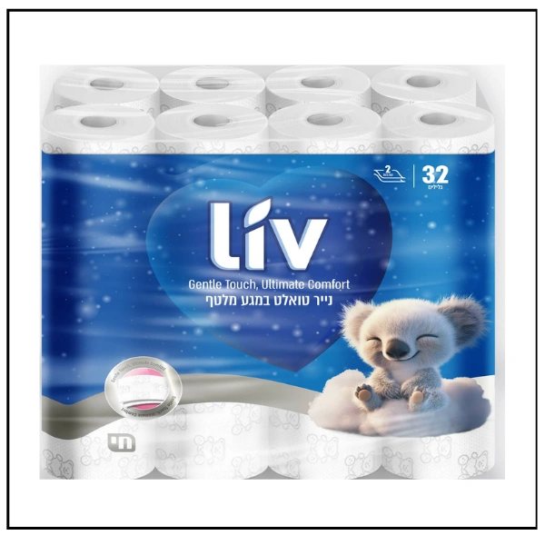 ليف  تواليت طبقتين – 32 رول LIV 