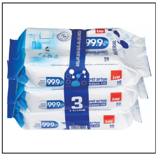 سانو – مناديل للتعقيم والتنظيف العميق لحمام المنزل 99.9%    3 × 50 فوطة