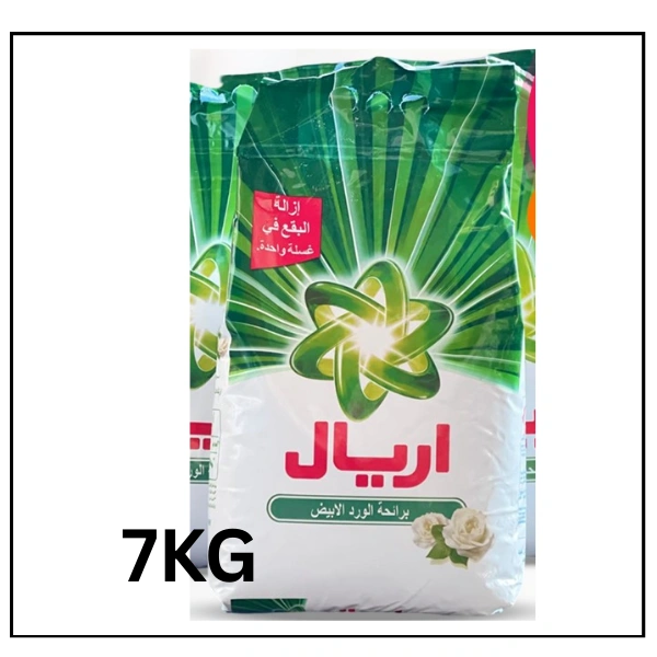 اريال – مسحوق غسيل الوردة البيضاء – 7 كغ