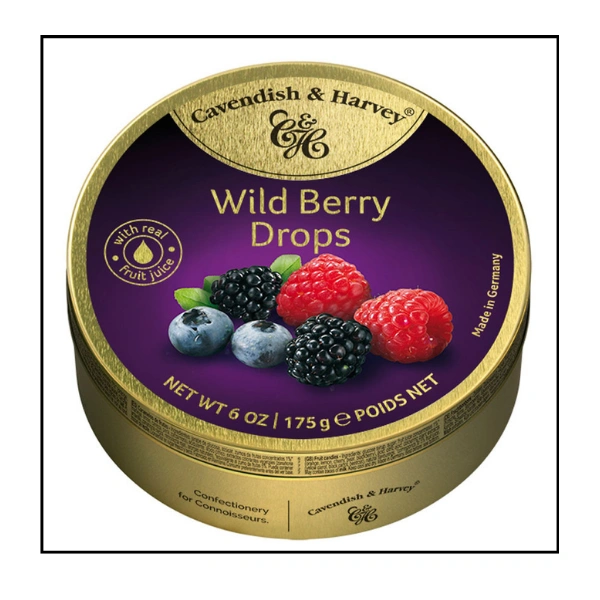 كافنديش & هارفي – حبات توت بري – 175 غم – كرتونة 9 علب