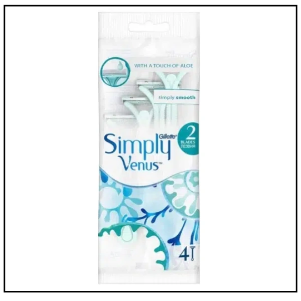 جيليت سيمبلي فينوس 2 – عبوة 4 ماكنات