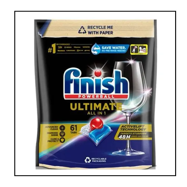 Finish Ultimate All in One فينش  أقراص جلاية ، كلاسيك  61 قرص