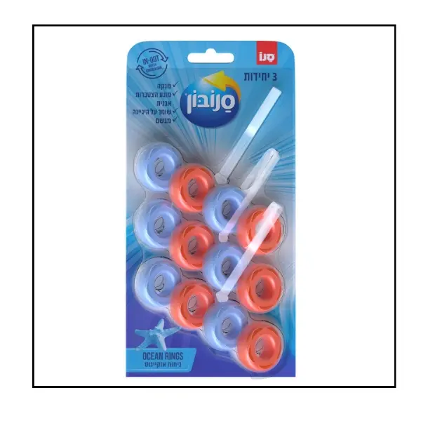 سانوبون RINGS  منظف  مرحاض حلقات برائحة  اكيانوس  ثلاثي 