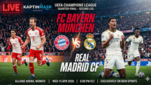 بث مباشر مباراة بايرن ميونخ و ريال مدريد اليوم 15-04-2026 فى دوري أبطال أوروبا 9م