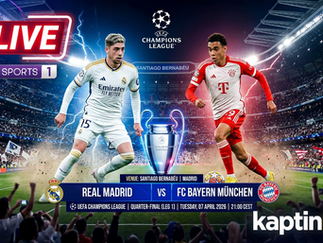 بث مباشر مباراة ريال مدريد و بايرن ميونخ اليوم 07-04-2026 فى دوري أبطال أوروبا 9م