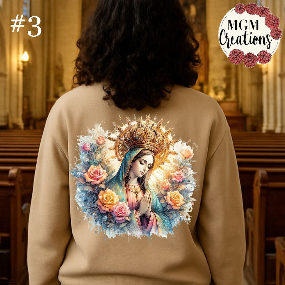 Thumbnail: VIRGEN DE GUADALUPE SWEATSHIRT (TAN)
