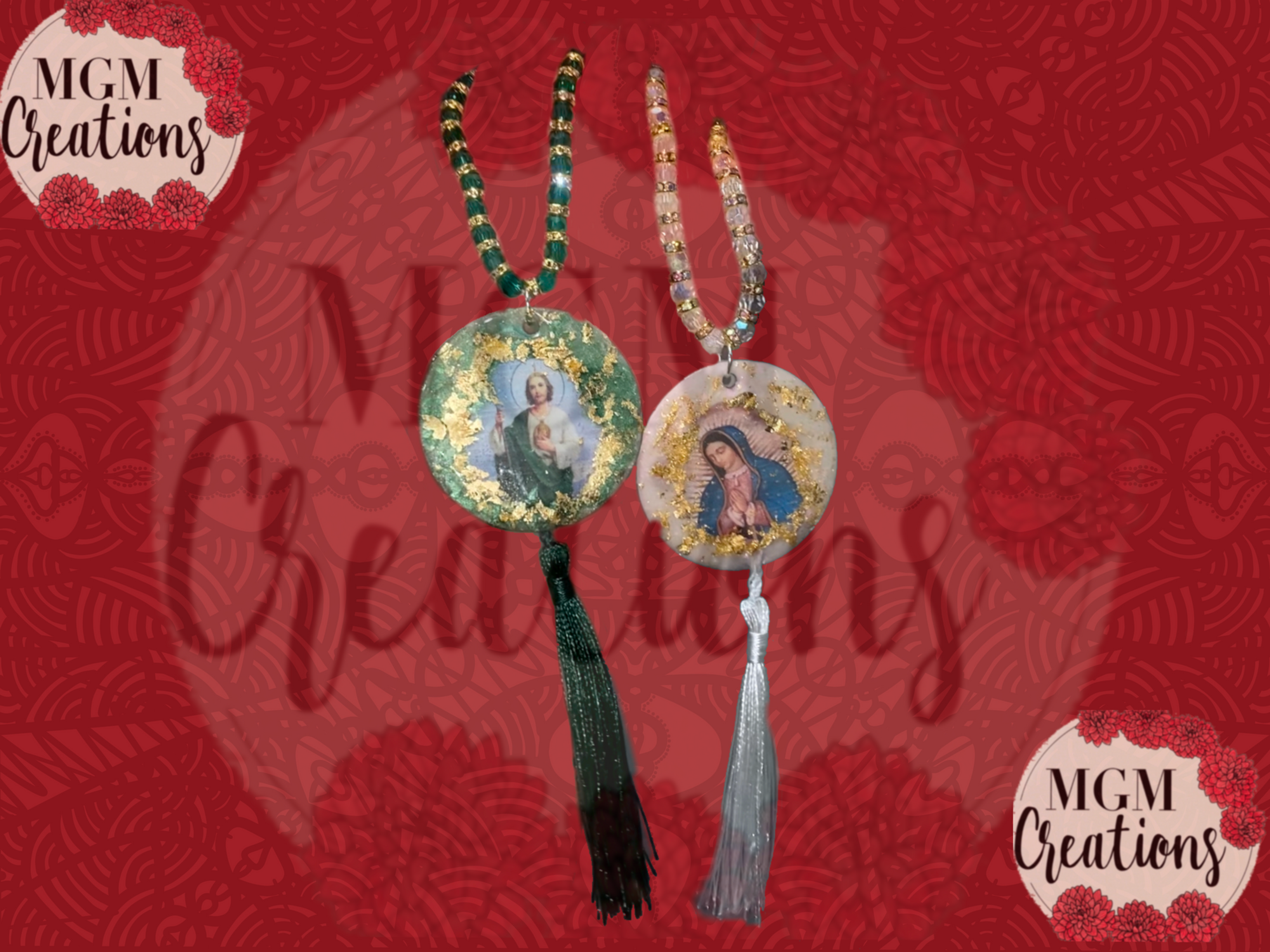 Saint Car Mirror Accessory