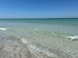 clear beach water