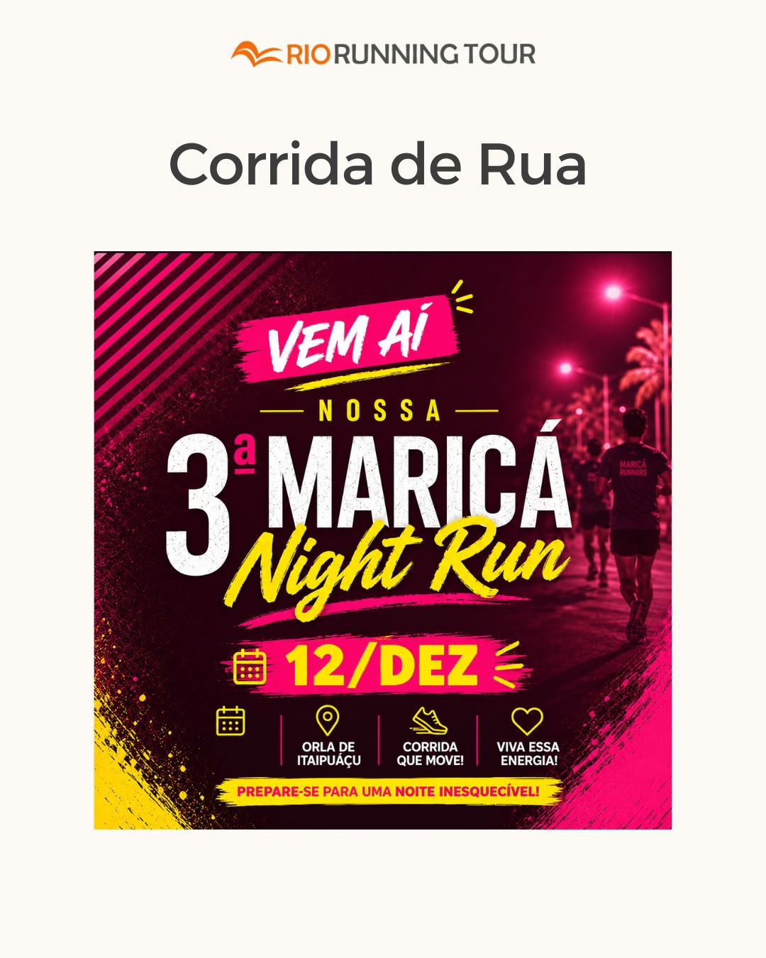 Maricá Night Run 2026 | Rio Running Tour