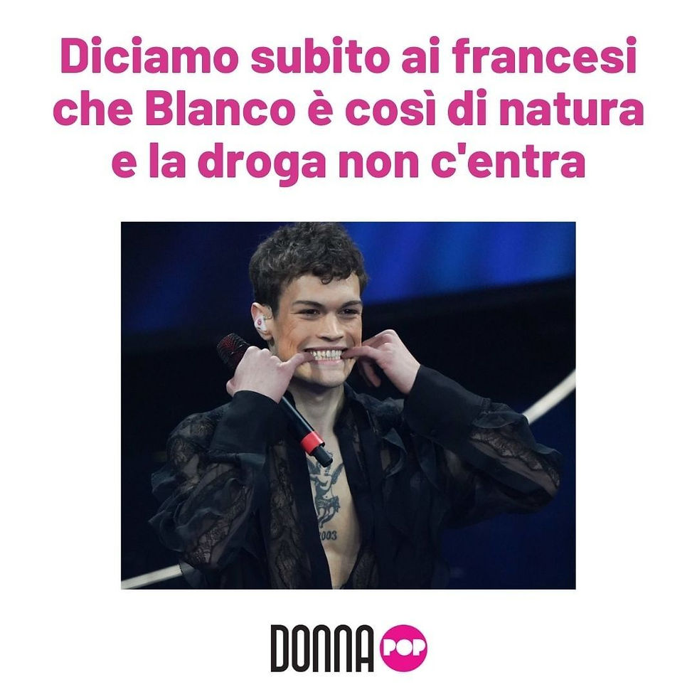 blanco kim - sanremo festivali nedir