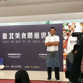 Chef at 2017 Taipei Taste the Best of the World event